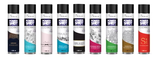 Spray Neutralizator de Mirosuri și Odorizant de Aer cu Aromă de Flori de Citrice - Kala Power Shot Flori de Citrice (600 ml)