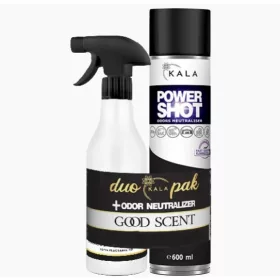   Pachet Duo Kala – Spray Neutralizator de Mirosuri și Ulei de Parfum cu Aromă de Iasomie și Migdale (600 ml + 500 ml)