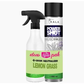   Neutralizator de Mirosuri și Odorizant de Aer cu Aromă de Citrice (600 ml) + Ulei Parfumat cu Pompiță (500 ml) - Pachet Kala DUO