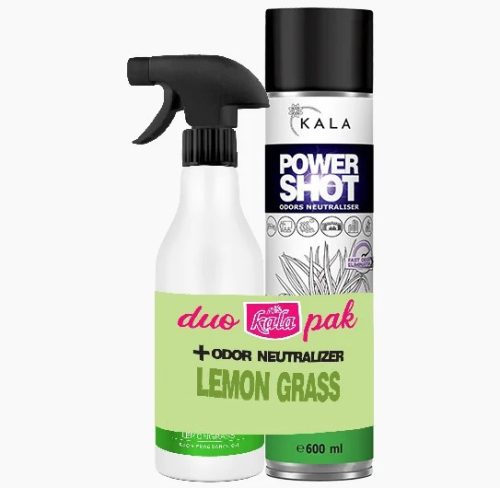 Neutralizator de Mirosuri și Odorizant de Aer cu Aromă de Citrice (600 ml) + Ulei Parfumat cu Pompiță (500 ml) - Pachet Kala DUO