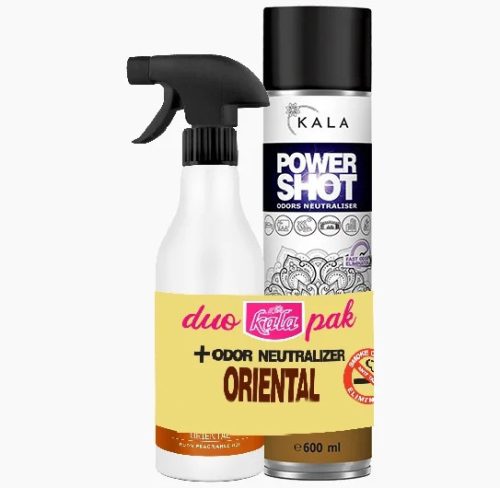 Neutralizator de Mirosuri și Odorizant de Aer Luxus cu Aromă Orientală - Pachet Kala DUO (600 ml + 500 ml)