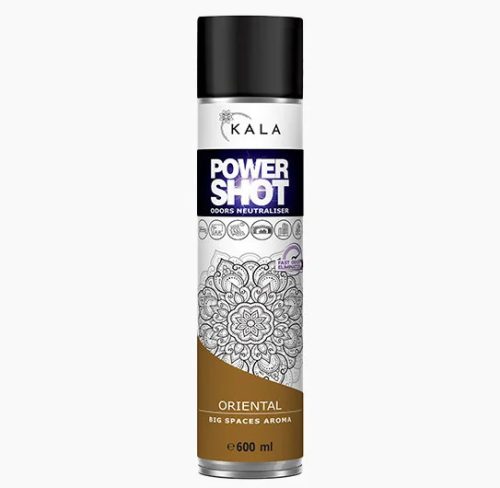 Spray Neutralizator de Mirosuri și Odorizant de Aer cu Aromă Orientală - Kala Power Shot Oriental (600 ml)