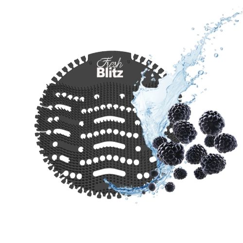 Fresh BLITZ Wave 2.0 Gel Parfumat pentru Pisoar - Aromă de Mure, Durabilitate 30 Zile, Descompunere Enzimatică a Ureei