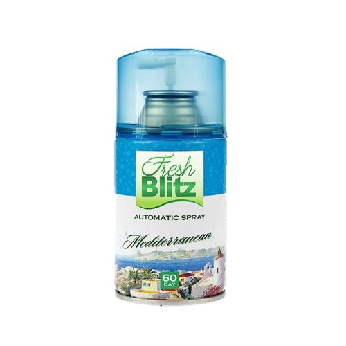 Reîncărcare Fresh BLITZ Parfum Mediteranean – 260 ml, Efect de 60 de Zile, 3000 de Pulverizări