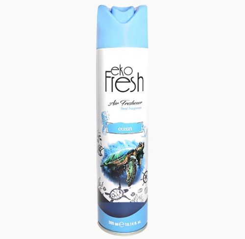 Spray Odorizant ecologic FRESH cu Aromă de Ocean, 300 ml - Soluție Eficientă 3 în 1