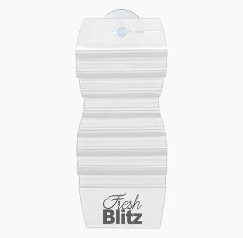 Fresh BLITZ Etichetă de Agățat Mango – Medalion Aromatic Gelatinos cu Ventuză, Non-Toxic, Biodegradabil