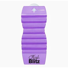   Fresh BLITZ Etichetă Agățătoare Lavandă – Medalion Parfumat Gelatinos cu Ventuză, Non-Toxic, Biodegradabil, 14,5 cm Înălțime, 5-6 cm Lățime