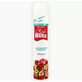   Fresh Blitz Odorizant de Aer cu Aromă de Buchet de Flori, 400 ml, Intensitate Medie, Format Spray