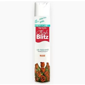   Fresh Blitz Odorizant de Aer cu Aromă de Trandafir, 400 ml, Intensitate Medie, Prospețime de Lungă Durată