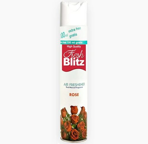 Fresh Blitz Odorizant de Aer cu Aromă de Trandafir, 400 ml, Intensitate Medie, Prospețime de Lungă Durată