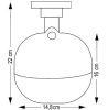 Difuzor de Aromă Kala iFRESH GLOBE - Alb, Control Bluetooth (Android iOS)