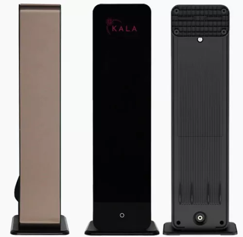 Difuzor de Aromă Kala iFRESH TOWER cu Ramă Aur Șampanie, Panou Frontal Negru, Control Bluetooth (Android, iOS)