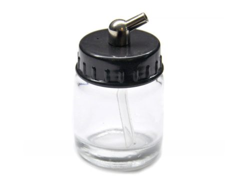 Rezervor pentru Aerograf din Sticlă 22 ml, Unghi de 45 de Grade, Technic BD-03