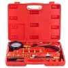 Set Compresie Manometru pentru Benzină TC Technic LT-A1005, 0-10 bar, cu Furtun de Cauciuc și Accesorii
