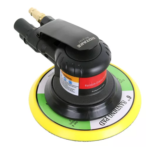Șlefuitor Profesional Pneumatic cu Excentric, Evacuare a Prafului, Disc 150 mm, Rotake RT-2151