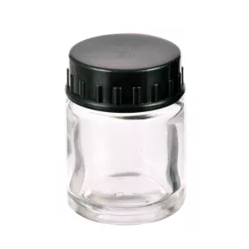   Recipient din Sticlă pentru Depozitarea Vopselelor cu Aerograf Fengda BD-01, Capacitate 22 ml