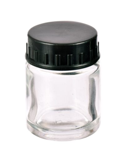 Recipient din Sticlă pentru Depozitarea Vopselelor cu Aerograf Fengda BD-01, Capacitate 22 ml