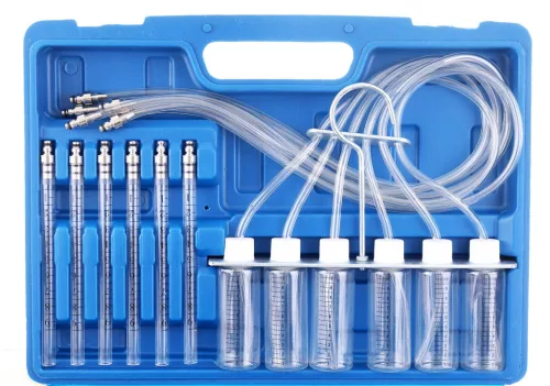 Set de Adaptori pentru Măsurarea Debitului Injectoarelor Diesel, Tester de Scurgeri pentru Motoare cu 6 Cilindri, Common Rail, TC Technic LT-A1582