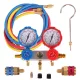 Set Distribuitor și Manometru pentru Aer Condiționat R134 R12 R22, TC Technic LT-A1039, pentru Sisteme Auto