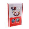 Set Distribuitor și Manometru pentru Aer Condiționat R134 R12 R22, TC Technic LT-A1039, pentru Sisteme Auto