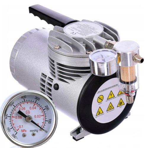 Pompa de Vid cu Membrană, Nivel de Zgomot 50 dB, Debit 68 l/min, Technic AS26, Manometru Integrat, Carcasă Metalică