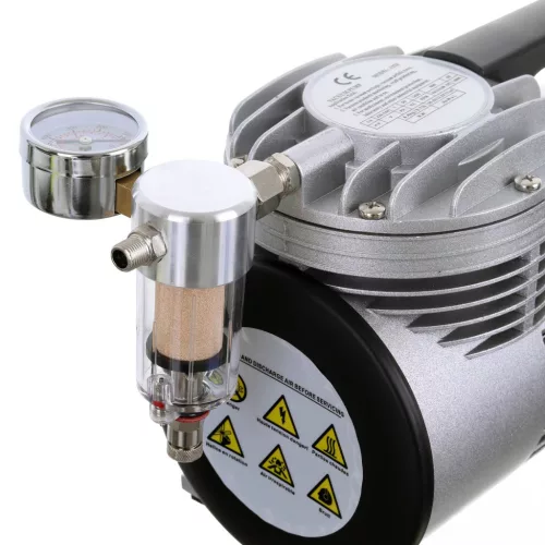 Pompa de Vid cu Membrană, Nivel de Zgomot 50 dB, Debit 68 l/min, Technic AS26, Manometru Integrat, Carcasă Metalică