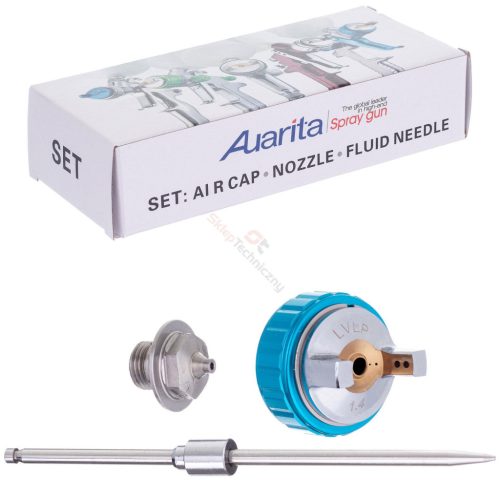 Duza Auarita L-898, 1.4mm Volum Mic Presiune Medie cu ac și capac pentru pistol de pulverizare
