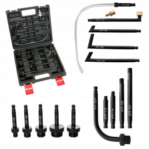 Set Adaptoare pentru Schimb Ulei, Cutii de Viteze Automate 16 piese (Transmisii Directe și Transmisii Variabile Continue) TC Technic DN-G1090-2-1