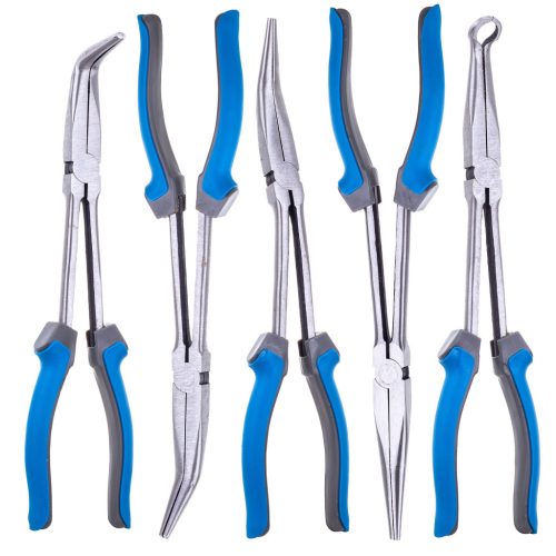 Set de Clești Combinați Lungime 280 mm, Oțel Crom-Vanadiu, 5 Piese