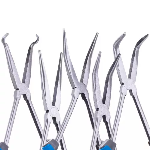 Set de Clești Combinați Lungime 280 mm, Oțel Crom-Vanadiu, 5 Piese