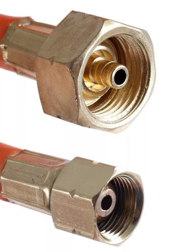 Furtun Gaz Propan/Butan - 5m pentru Butelii de 11 kg, Conector 9,52mm - W21.8x6,35mm