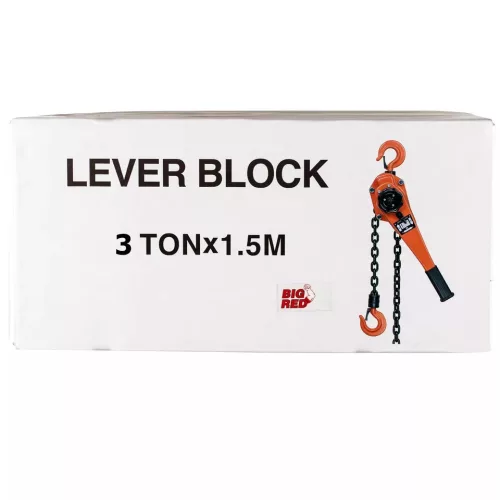 Cric manual cu clichet - Troliu cu lanț Big Red TRC7030, 3 Tonnă Teherbírás