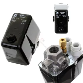   Comutator de Presiune pentru Compresoare și Pompe Hidrofobe 400V, 20A, IP44 - Condor MDR 4S/11