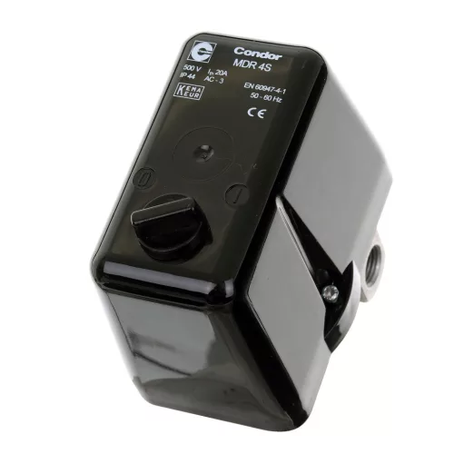 Comutator de Presiune pentru Compresoare și Pompe Hidrofobe 400V, 20A, IP44 - Condor MDR 4S/11
