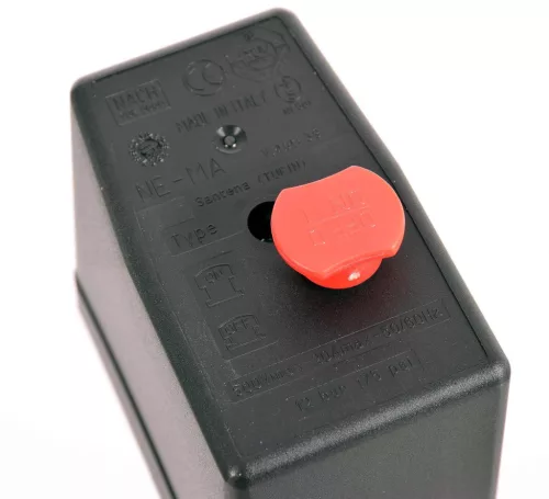 Presostat pentru Compresoare Mari, 400V 20A, 3/8" Intrare, Ne-Ma MDR300, Fabricat în Italia