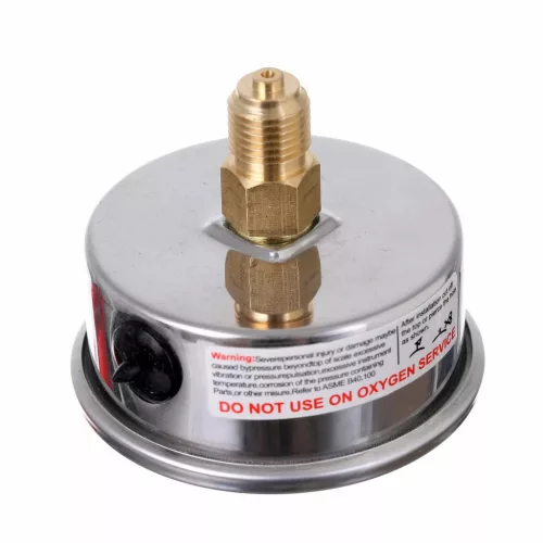 Manometru Glicerina TC Technic, 63 mm, Conexiune Posterioară 1/4", 0-2,5 Bar