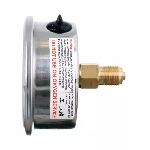 Manometru Glicerina TC Technic, 63 mm, Conexiune Posterioară 1/4", 0-2,5 Bar