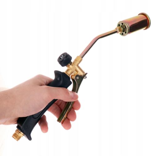 Dispozitiv de ardere TC Technic UP303 cu arzător de gaz pentru bronzare, 3 duze și furtun de 1,5 m pentru acoperișuri