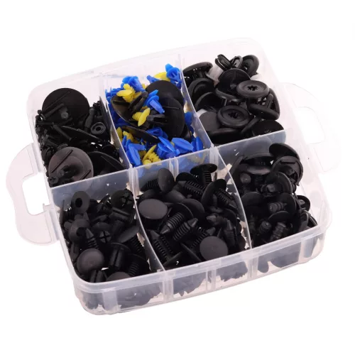 Set de Fixare pentru Tapițerie Auto, 680 Bucăți cu 5 Unelte de Montaj, TC Technic BY-GC002