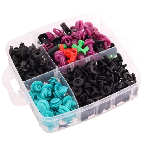 Set de Fixare pentru Tapițerie Auto, 680 Bucăți cu 5 Unelte de Montaj, TC Technic BY-GC002