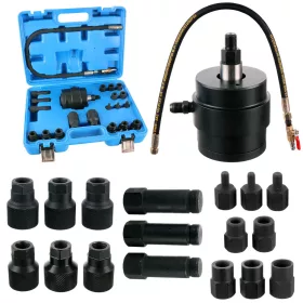   Set Extractor Pneumatic pentru Injecție cu Adaptoare, 22 Piese, Oțel Crom-Vanadiu, TC Technic D2028