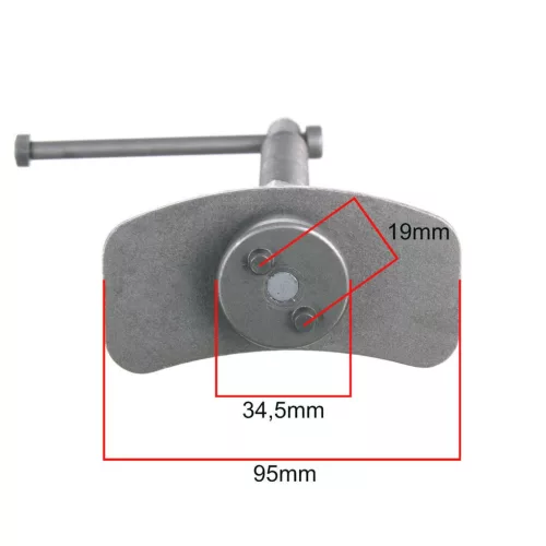 Cheie pentru Piston Frână - Montaj Etriere și Saboturi, Sens de Strângere Stânga, Technic LT-A1126, pentru Frâne pe Disc