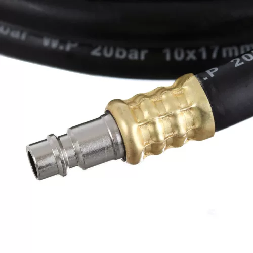 Furtun Pneumatic de 10 Metri pentru Compresoare, 10x17 mm, Rezistent la Ulei, 20 Bari