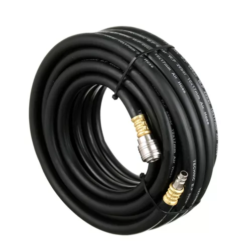 Furtun Pneumatic de 10 Metri pentru Compresoare, 10x17 mm, Rezistent la Ulei, 20 Bari