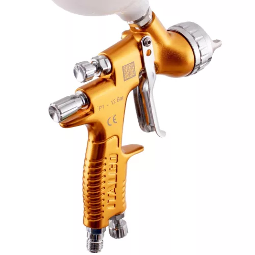 Pistol Profesional LVMP pentru Vopsit cu Duza de 1,3 mm, Rezervor 600 ml, ITALCO TTS Premium