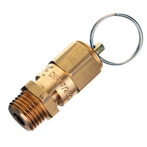 Supapă de Siguranță pentru Compresor cu Rășină de Alama, Conexiune cu Filet 1/4", 15 Bar - Air Tek