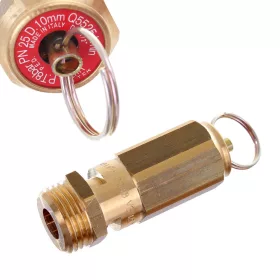   Supapă de Siguranță Compresor cu Conexiune Filetată de 1/2", 8 Bari - Air Tek, 5525 l/min