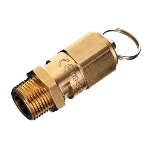 Supapă de siguranță pentru compresor Air Tek VS3/815BAR cu conexiune filetată de 3/8" și presiune de până la 15 Bari