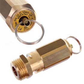   Supapă de Siguranță pentru Compresoare cu Conexiune Filetată 1/2", 12 Bar - Air Tek