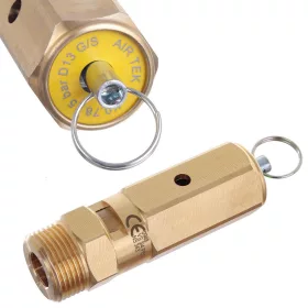   Valvă de Siguranță pentru Compresor Air Tek, Conexiune Filetată 3/4", 15 Bari